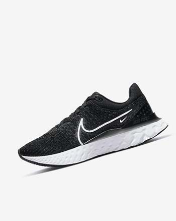 Nike React Infinity Run Flyknit 3 Negros Blancos | MX 3015